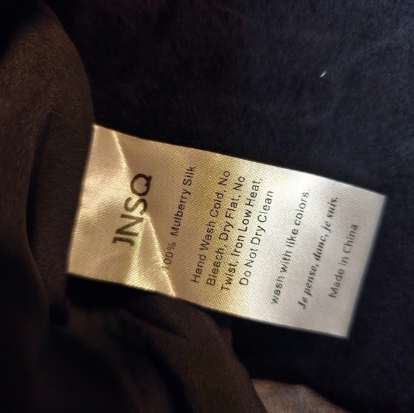 NWT JNSQ Katalina Silk Dress 100% Mulberry Silk US Size 8 - Picture 10 of 11